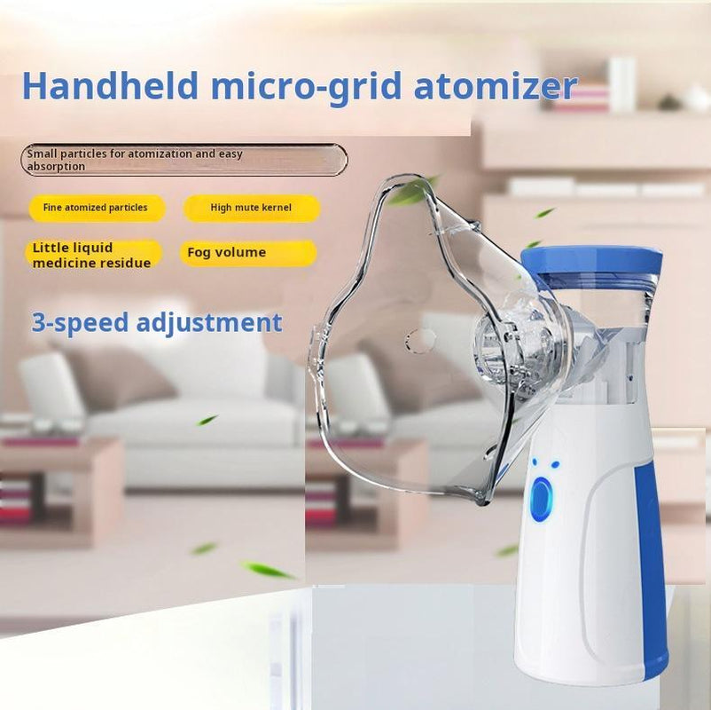 Ultrasonic Nebulizer - Nebulizer, Rechargeable Nebulizer for Adults and Children, Portable Nebulizer, Two Modes, Self-Cleaning Function, Suitable for Breathing Problems